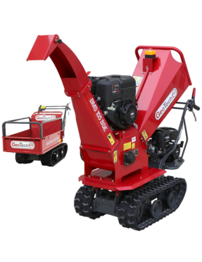 Broyeur autotracté à chenilles sur brouette motorisée GeoTech-Pro BMS 155 BS