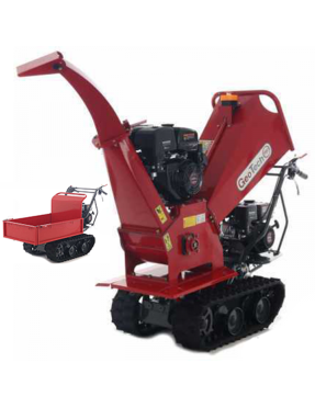 Broyeur autotracté à chenilles sur brouette GeoTech Pro BMS 155 LE