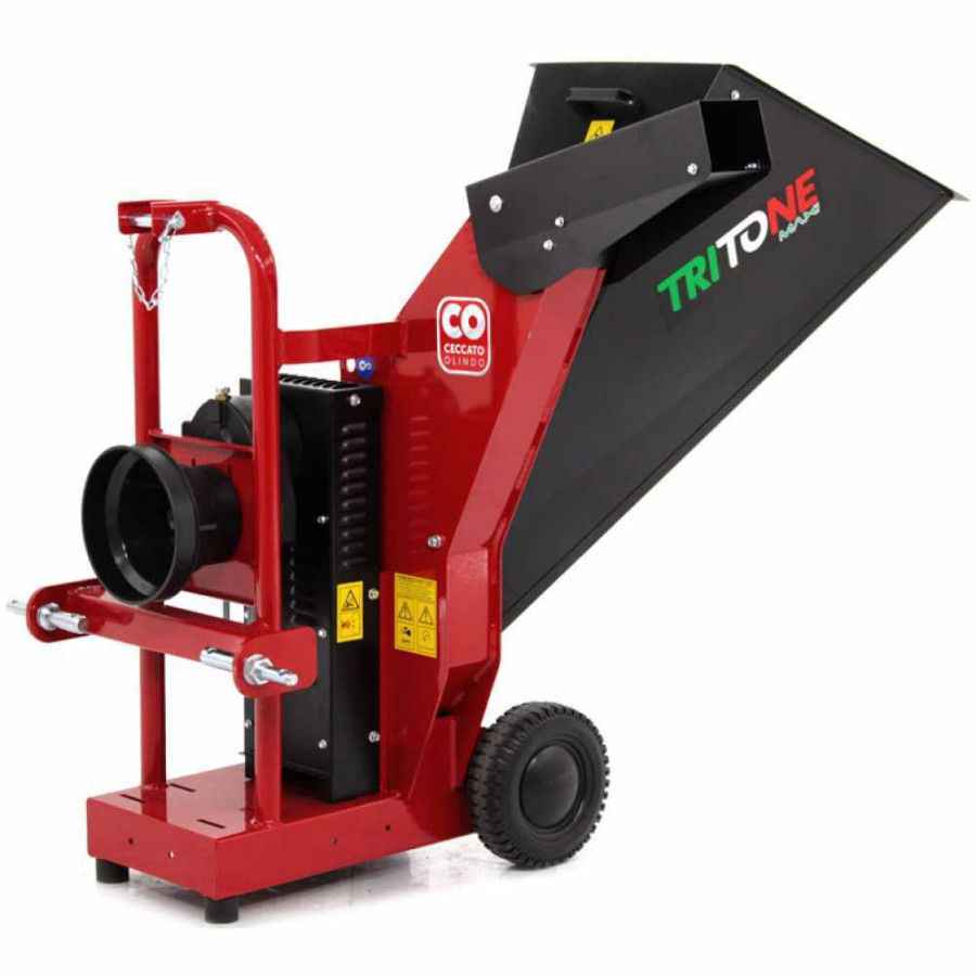 Biotrituradora para tractor Ceccato Tritone Maxi PTO enganche 3 puntos, biotrituradora