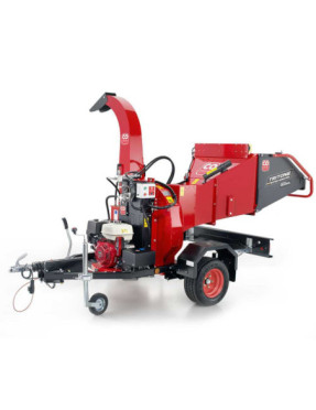 Biotrituradora de vegetales a motor térmico Tritone Super Monster GX690 sobre ruedas